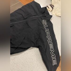 Supreme Black track jacket, Size Medium